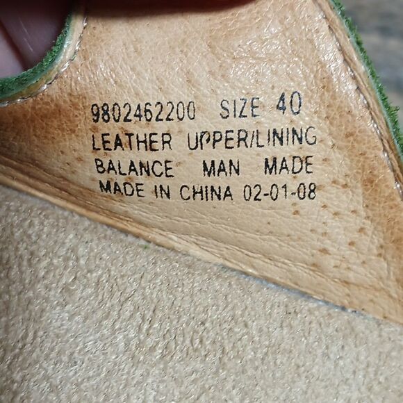 Dansko Sz 9.5 10 EU40 Sandals Sophie Green Slip On Shoes Buckle Leather - Picture 8 of 11